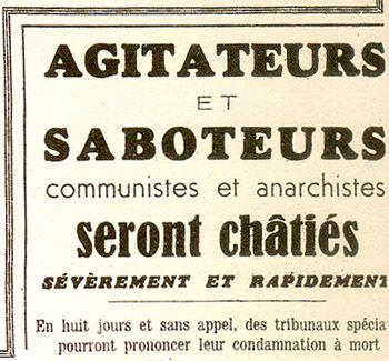 saboteurs coupat sabotages