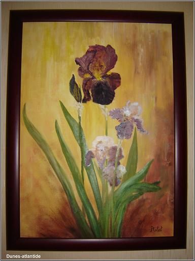 Ma plus grande peinture les iris ! Le blog de lanourse Ma plus grande peinture les iris ! Le blog de lanourse