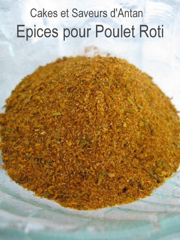 poulet roti epices