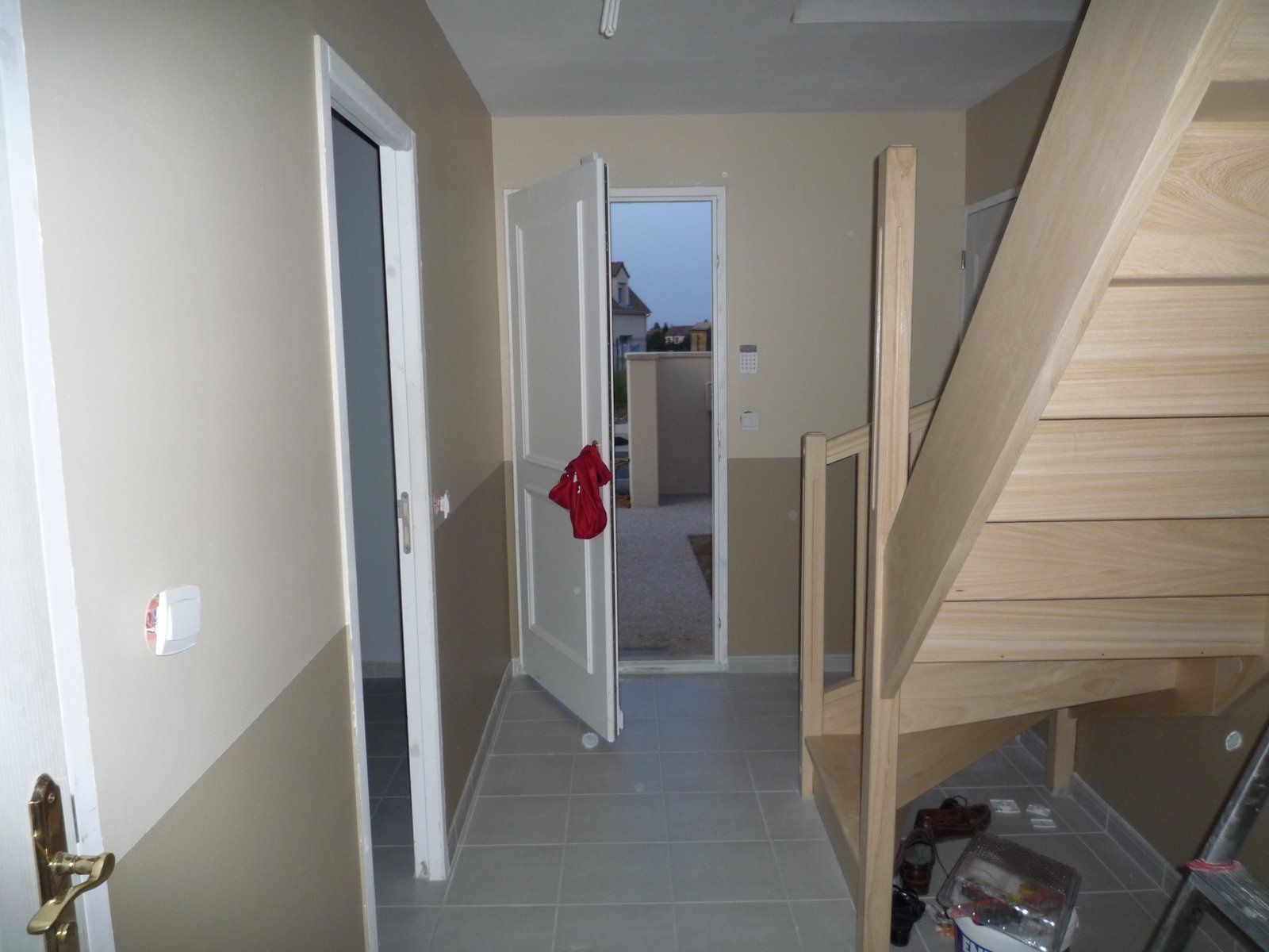 La peinture dans l'entrée le blog de notre construction avec ...