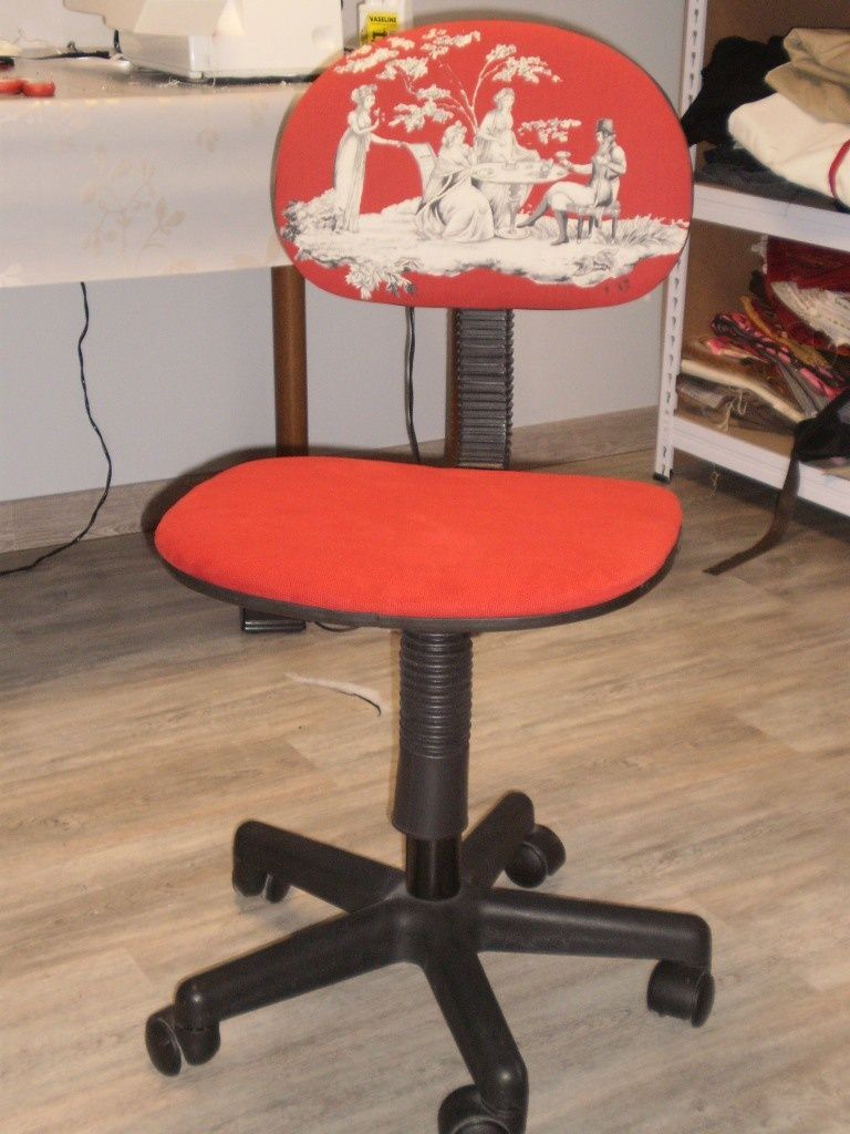 méthode (tuto) pour recouvrir une chaise de bureau  byseverine