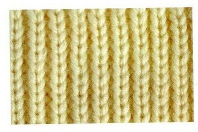 tricoter cotes 1/1