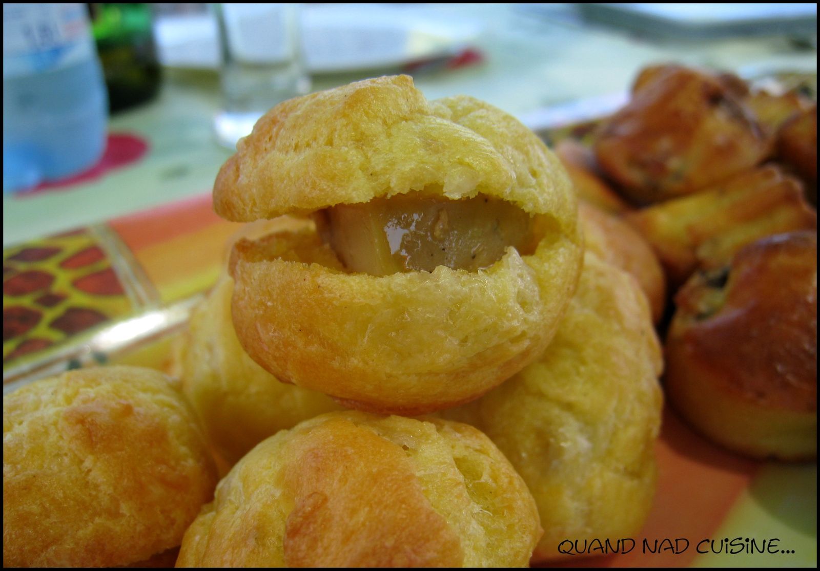 Gougères au fromage de brebis fourrées au foie gras 9 goug res au foie gras