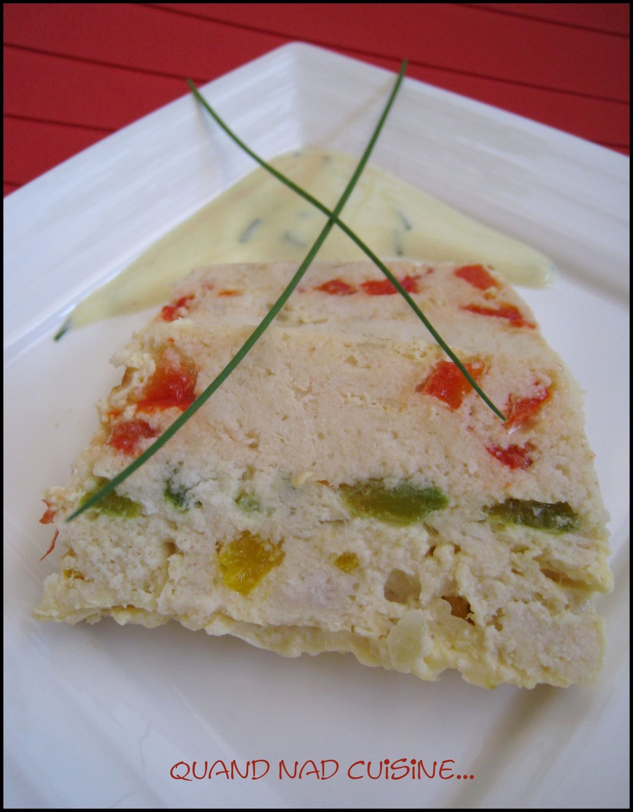 Terrine de poisson aux poivrons et à la moutarde au riesling Raifalsa 9 terrine poisson aux poivron et moutarde riesling
