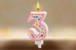 3 ans déjà! 5 bougie 3