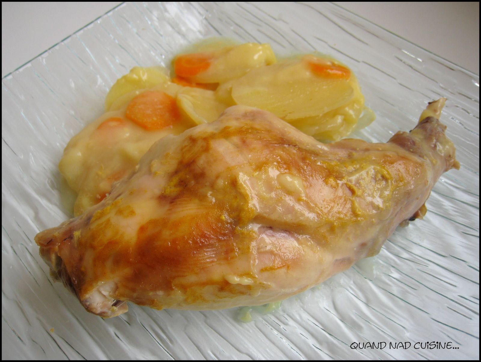 Lapin à la moutarde à la bière (au four) 9 lapin la moutarde la bi re