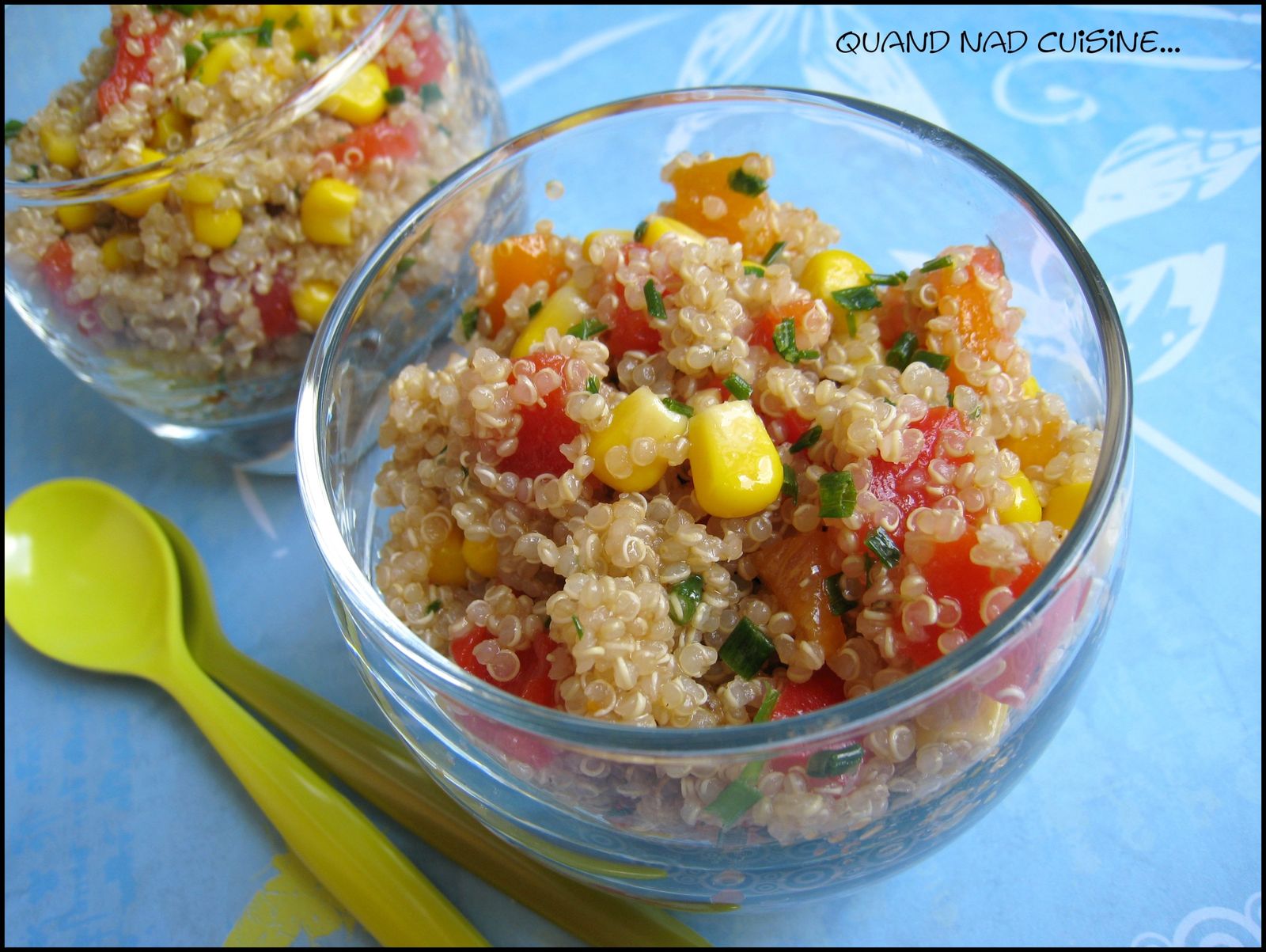 Salade croquante de quinoa aux poivrons 7 salade de quinoa aux l gumes croquants