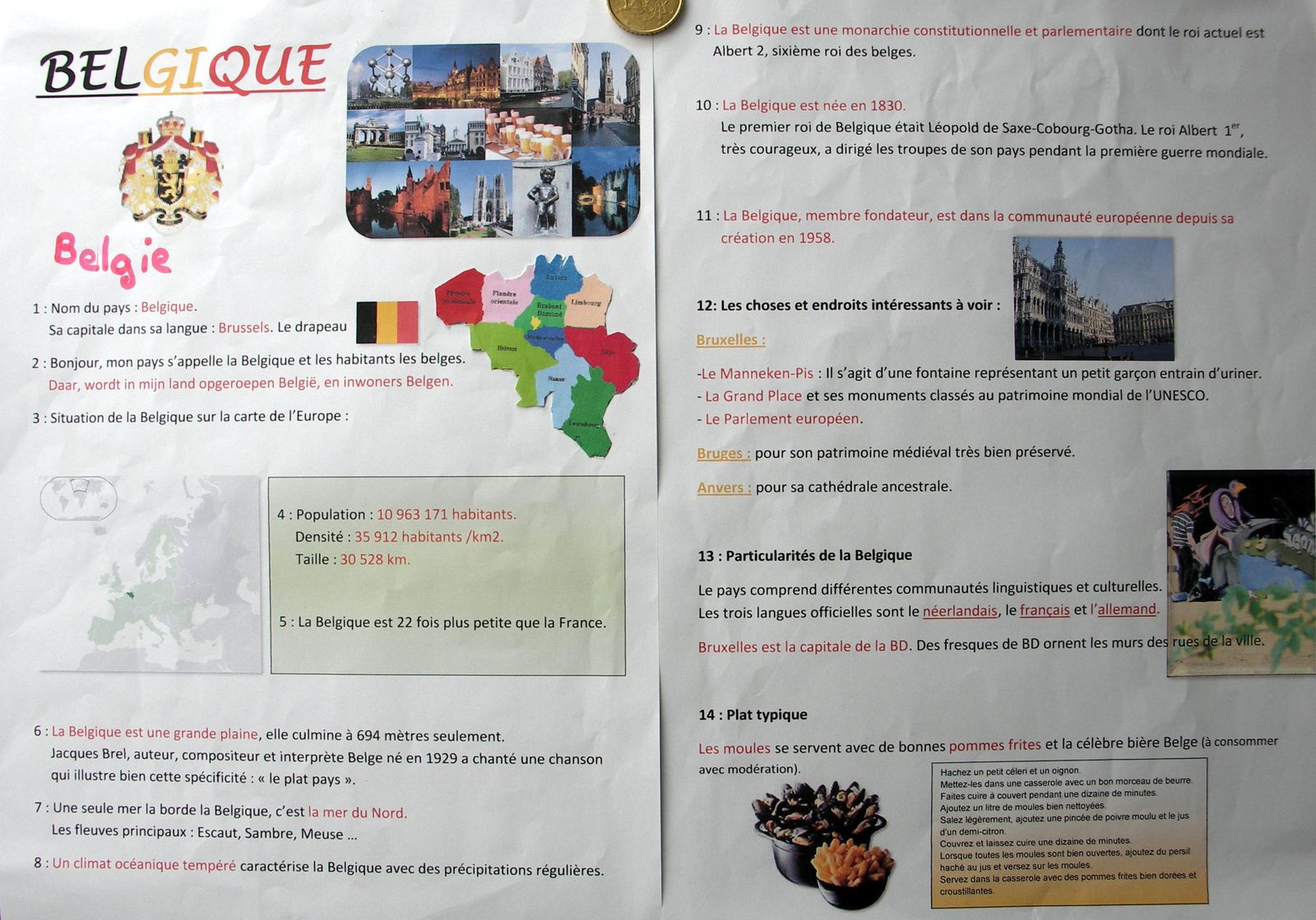 Comment Faire Un Exposé Sur Un Pays EXPOSES 2011 : les pays de l'Union Européenne - CM1-CM2 - Ecole du