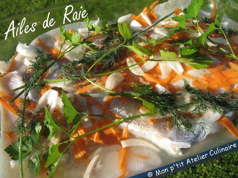 Aile de Raie au four - Mon p'tit Atelier Culinaire