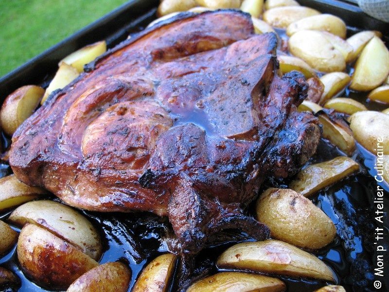 Rouelle De Porc Caramelise Au Four Pas Ww Du Tout Mon P Tit Atelier Culinaire