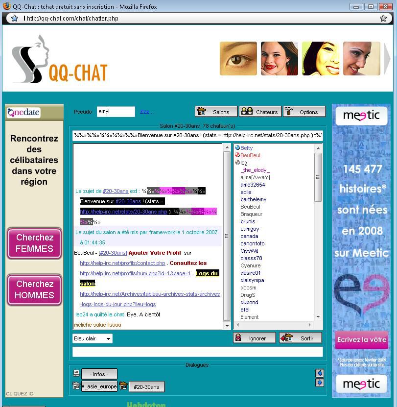 Espace-live - Tchat gratuit généraliste