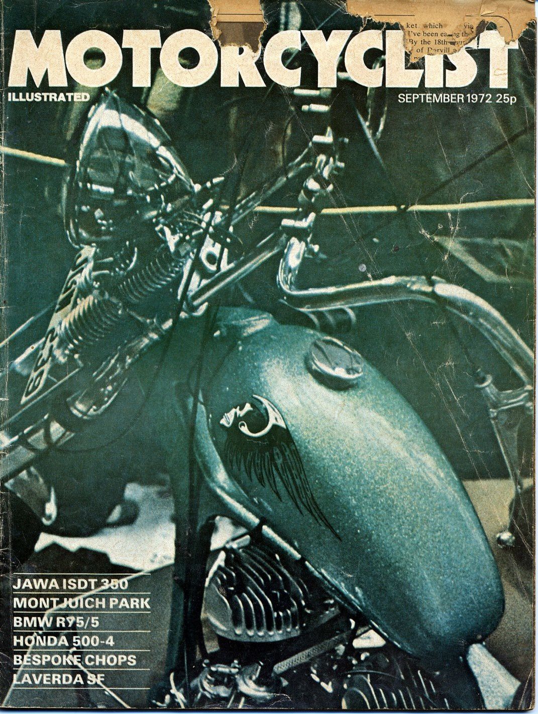 MOTORCYCLIST ILLUSTRATED september 1972