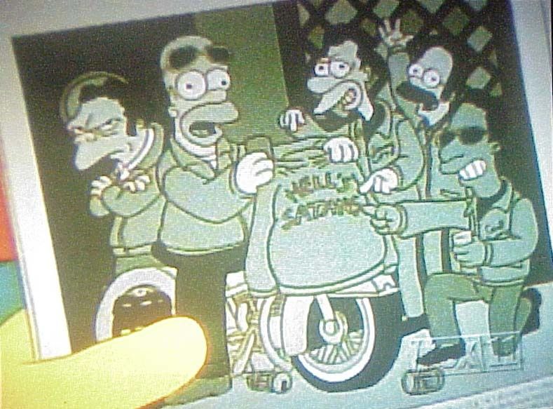 Homer simpson is a biker Homer simpson is a biker