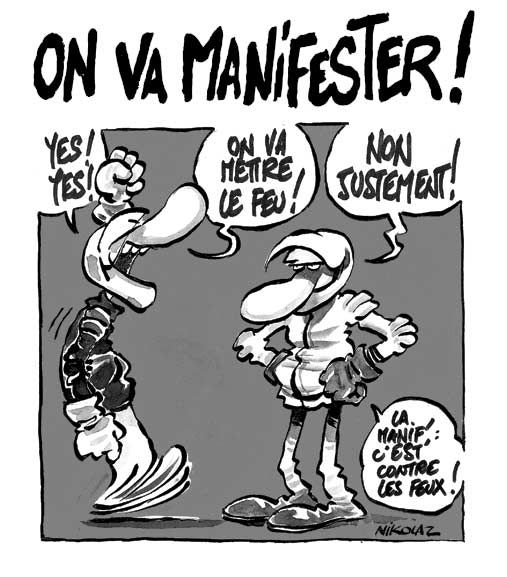 humour motard - on va manifester ! NIKOLAZ humour motard - on va manifester ! NIKOLAZ