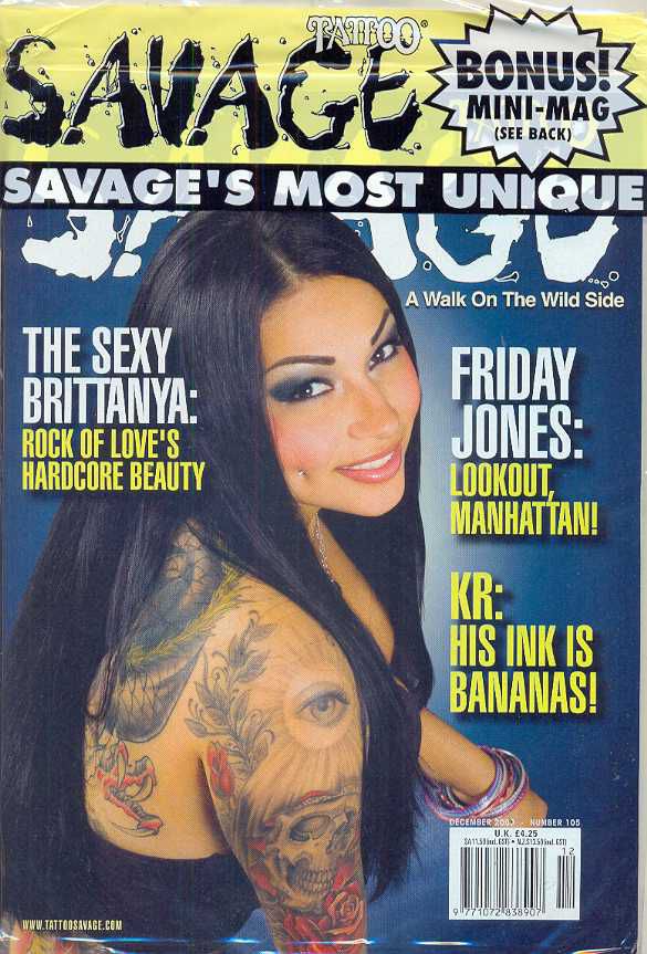 Tattoo Savage - december 2009 issue 105