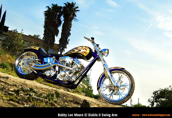 West Coast Choppers - Bobby Lee Moore El Diablo II Swing Arm West Coast Choppers - Bobby Lee Moore El Diablo II Swing Arm