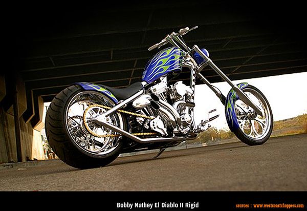 West Coast Choppers - Bobby Nathey El Diablo II Rigid West Coast Choppers - Bobby Nathey El Diablo II Rigid