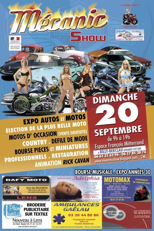 Bourse motos - pièces : MECANIC SHOW Bourse motos - pièces : MECANIC SHOW