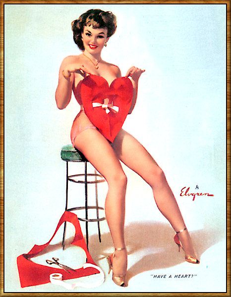 pin-up 0216 have a heart