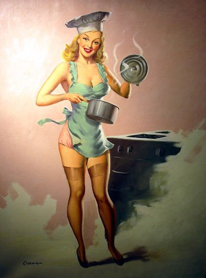 pressure - elvgren pin-up 0313 pressure