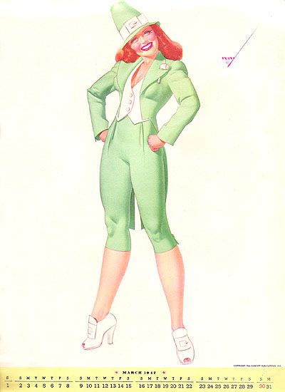pin-up 0321 petty 1947 march