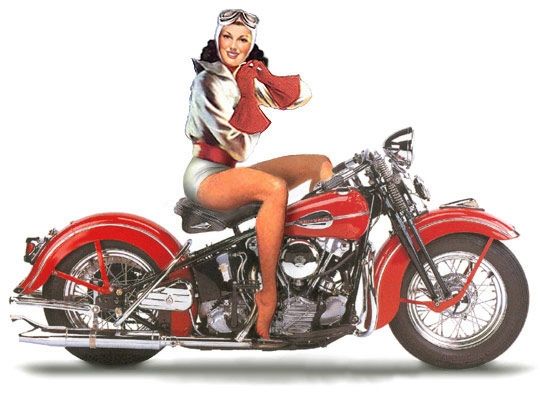 pin-up harley-davidson pin-up harley-davidson