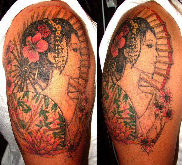tattoos 0215 Geisha 3 by asuss06