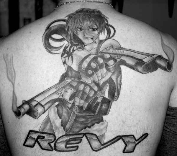 tattoos 0265 Revy s Got My Back by fastlane000