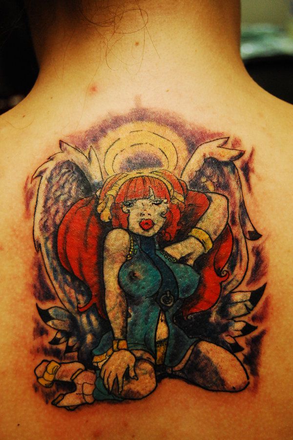 tattoos 0346 Angel Cover up 2 by WikkedOne