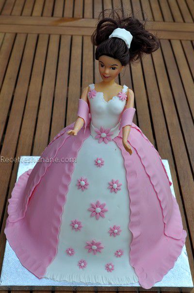 Gâteau princesse 3D - Recettes by Hanane