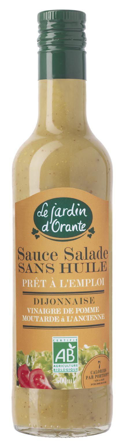Sauce salade sans huile Bio Dijonnaise
