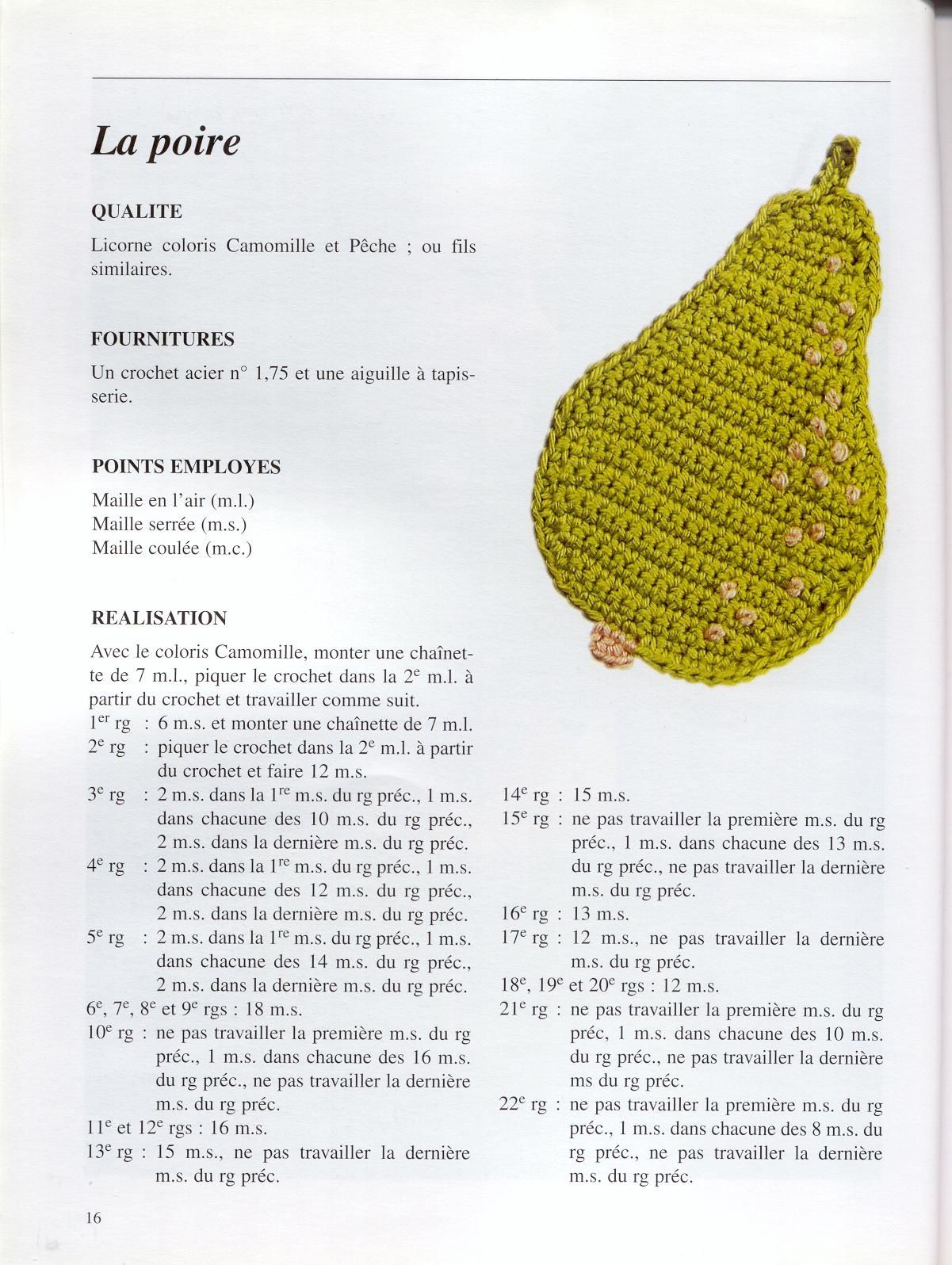schéma et explication poire au crochet