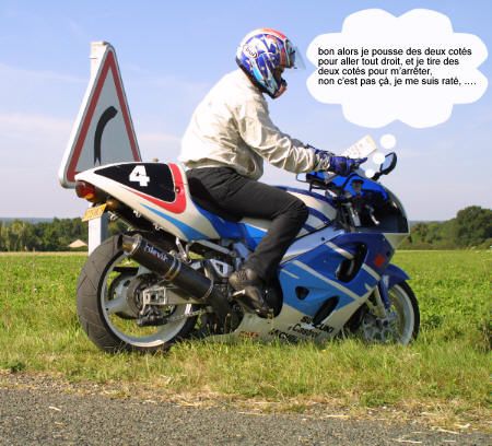 Etude du contre-braquage moto - Amicale BMW MOTO - moto club bmw