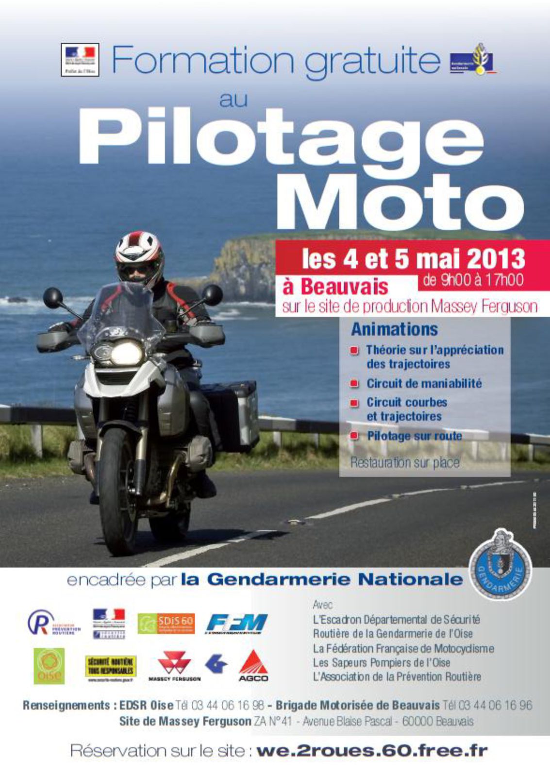 Stage perfectionnement moto gendarmerie