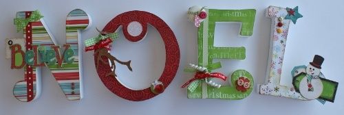 monogrammes noel