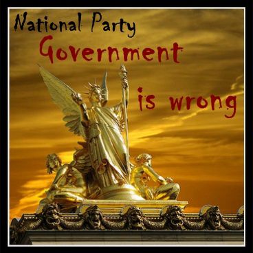 Couverture du 1er Album de Vincent Ferdieu, dans son groupe, National Party, intitulé: Government is Wrong.