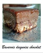 bavarois daquoise chocolat