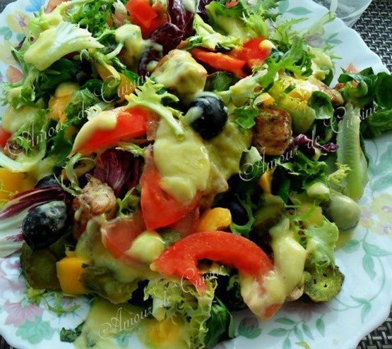 salade saumon mangue2