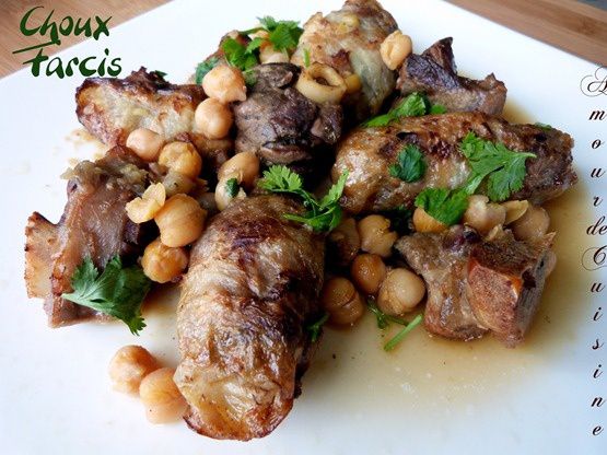 choux farcis au four- houriat el matbakh- cuisine algerienne