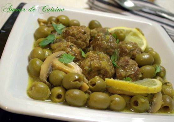 viande hachee aux olives et champignons.CR2