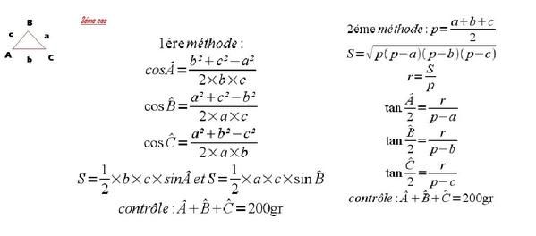 calculs topometriques