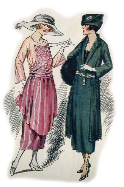 VETEMENTS EN 1920 - Femmes en 1900