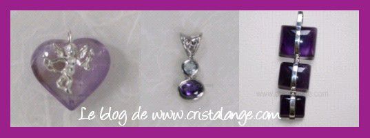 A pendentifs amethyste cristalange