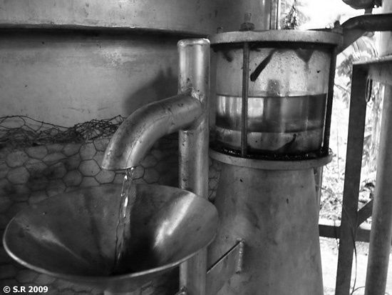 Fin de la distillation