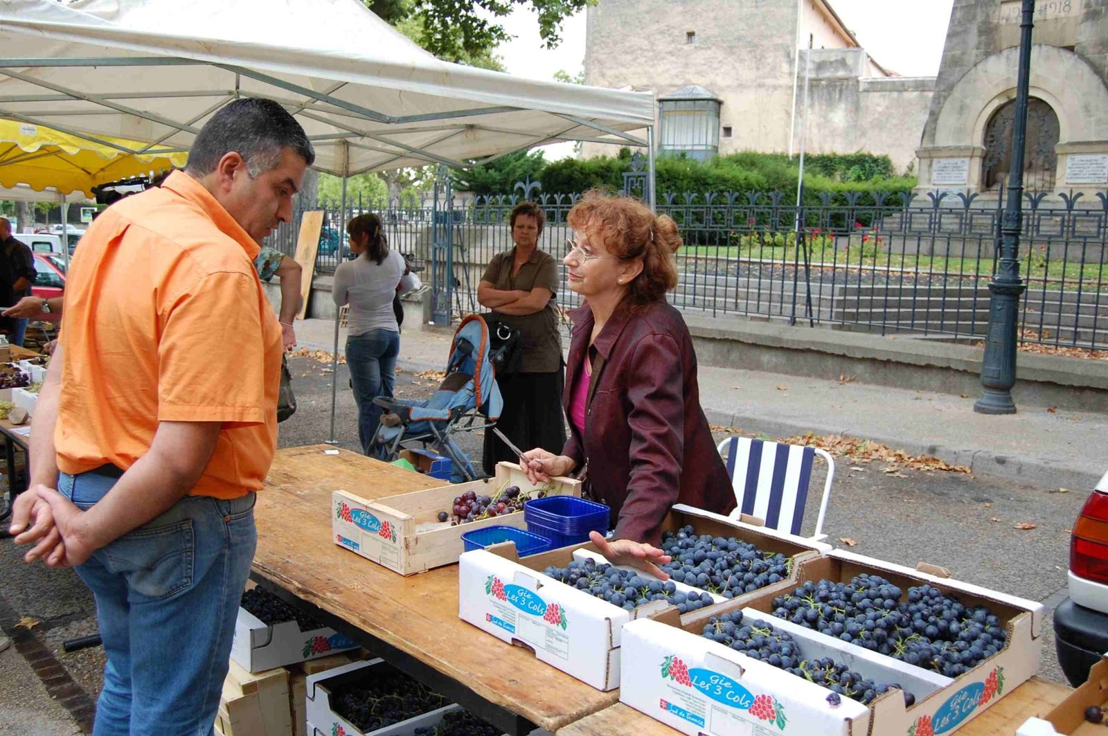 Rencontre dans un square