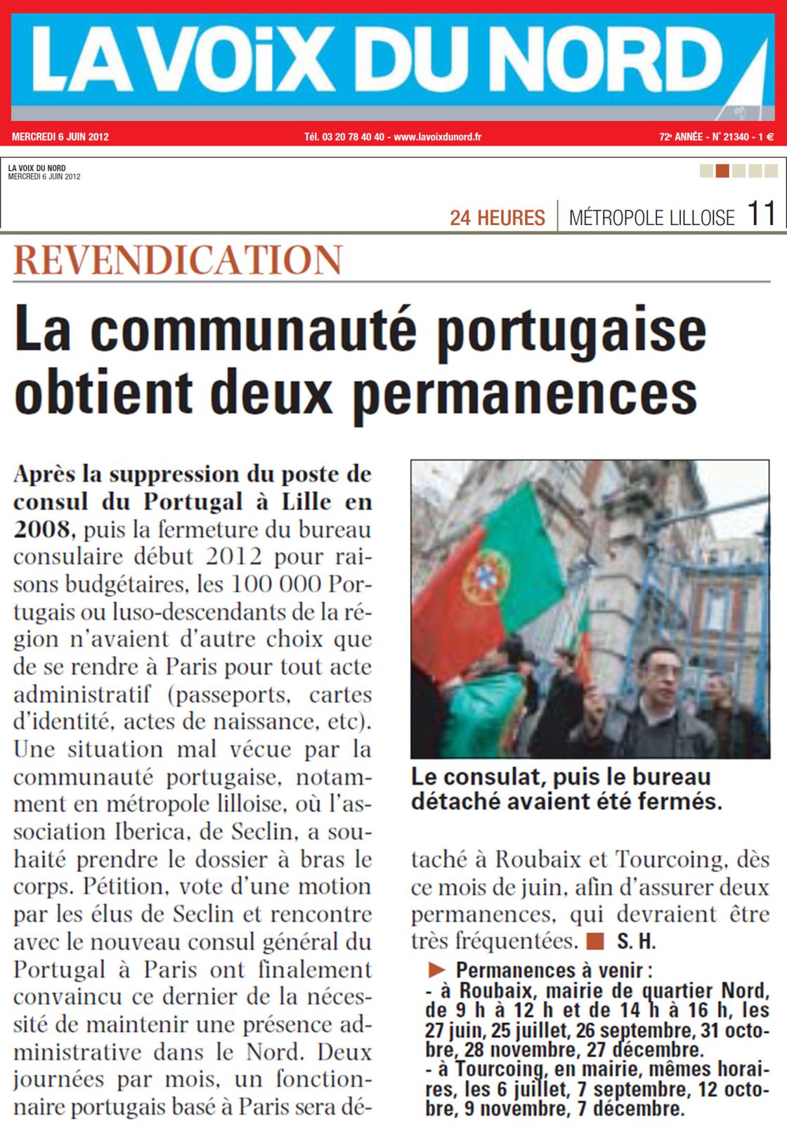 12 06 06 - vdn - permanences portugaises consulaires