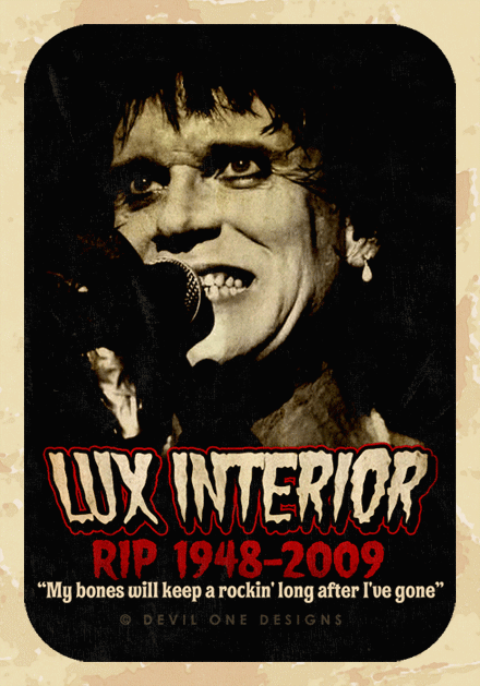 R I P Lux Interior News Dvicente Art Com