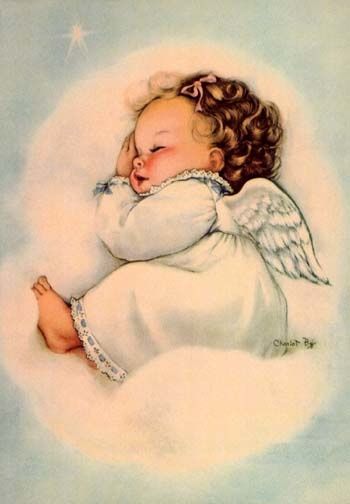 bébé ange qui dort