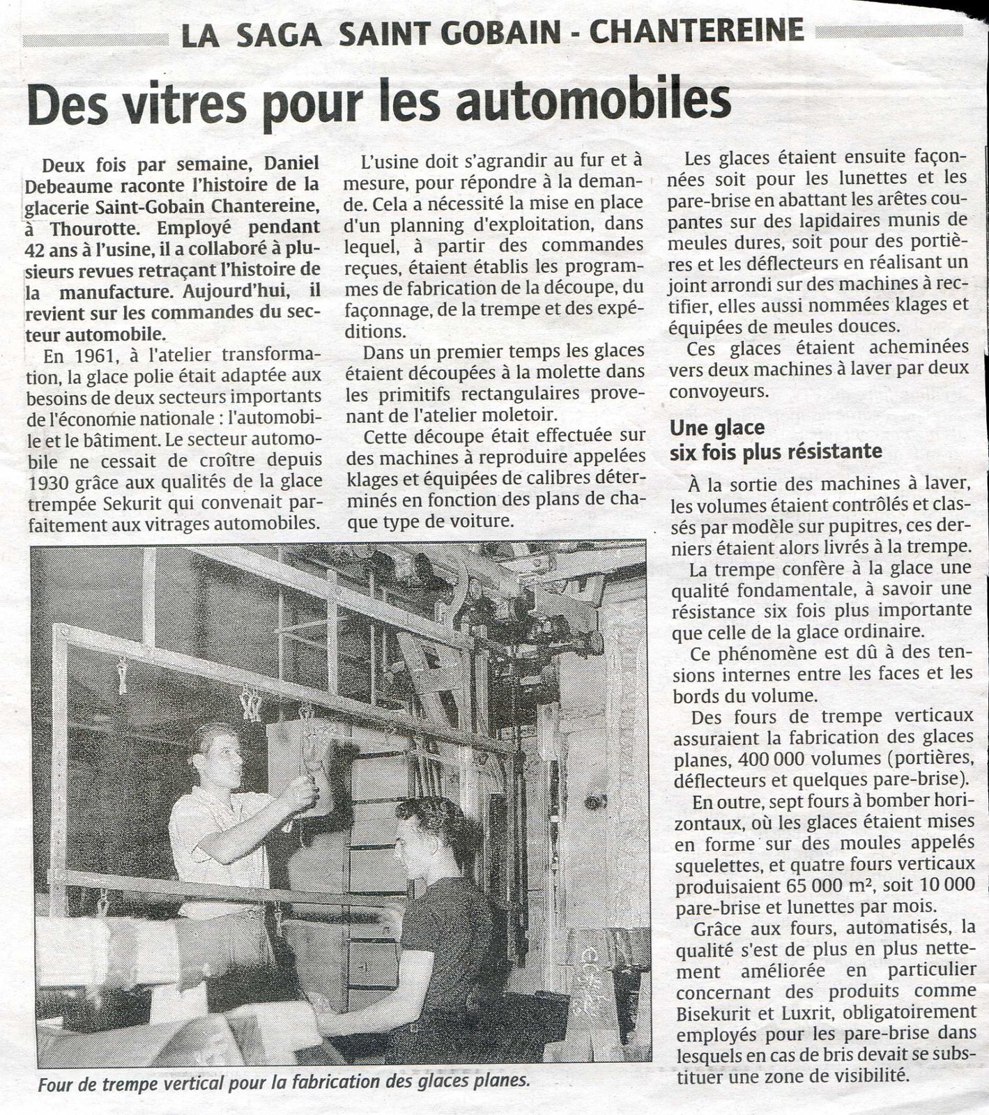 Album - Chantereine, La Rétro de la Glacerie dans la presse (le Courrier Picard, Oise Hebdo)