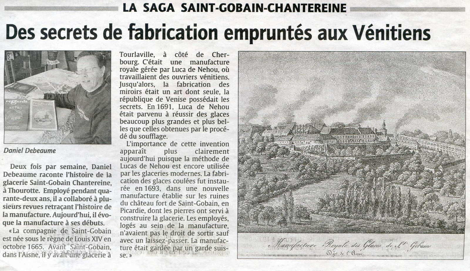Album - Chantereine, La Rétro de la Glacerie dans la presse (le Courrier Picard, Oise Hebdo)